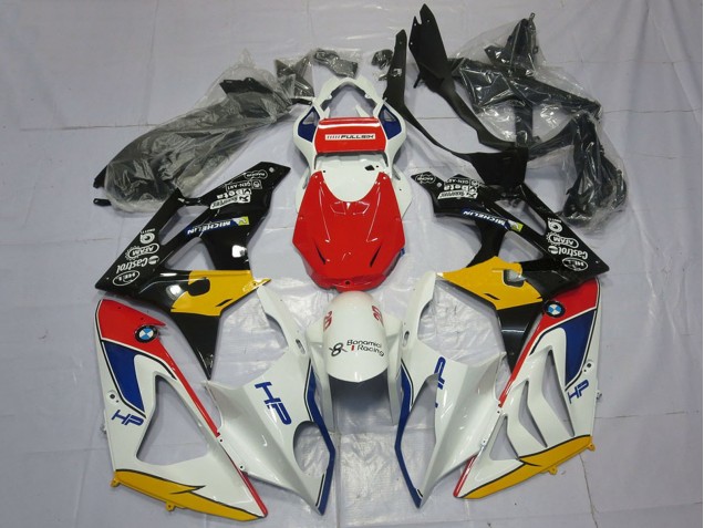 2015-2016 BMW S1000RR Motorcycle Fairings - White Red Blue Yellow Black HP Australia