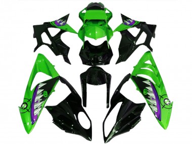 2017-2018 BMW S1000RR Motorcycle Fairings - Green Purple Glossy Black Shark Australia