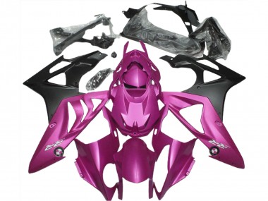 2009-2014 BMW S1000RR Motorcycle Fairings - Hot Pink Matte Black Australia