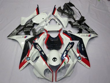 2009-2014 BMW S1000RR Motorcycle Fairing Kits - White Red Glossy Black Australia