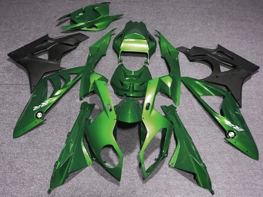 2009-2014 BMW S1000RR Motorcycle Fairings - Green Matte Black Australia