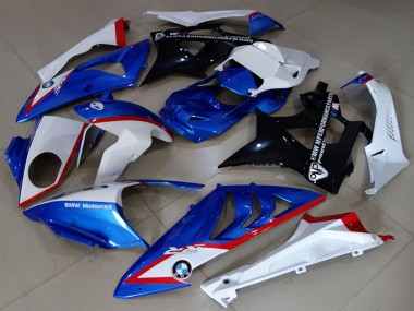 2009-2014 BMW S1000RR Motorcycle Fairings - White Red Blue Glossy Black Australia