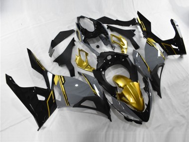 2018-2024 Kawasaki Ninja 400 Motorcycle Fairings - Nardo Grey Gold Black Australia