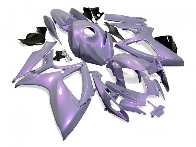 2006-2007 Suzuki GSXR 600 / GSXR 750 Motorcycle Fairings - Chameleon Grey Dazz Pearl Purple Australia
