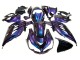 2012-2024 Kawasaki ZX14R ZZR1400 Motorcycle Fairings - Chameleon Blue Purple Australia