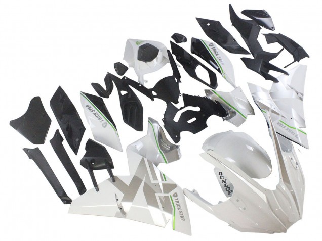 2015-2022 Kawasaki Ninja H2 Motorcycle Fairings - White Silver Green Australia