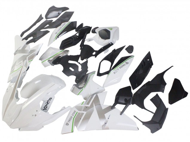2015-2022 Kawasaki Ninja H2 Motorcycle Fairings - White Silver Green Australia