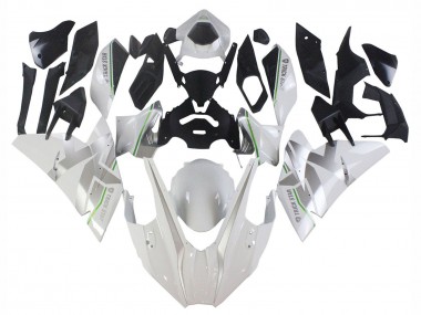 2015-2022 Kawasaki Ninja H2 Motorcycle Fairings - White Silver Green Australia