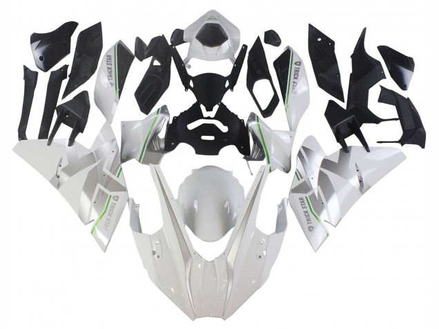 2015-2022 Kawasaki Ninja H2 Motorcycle Fairings - White Silver Green Australia