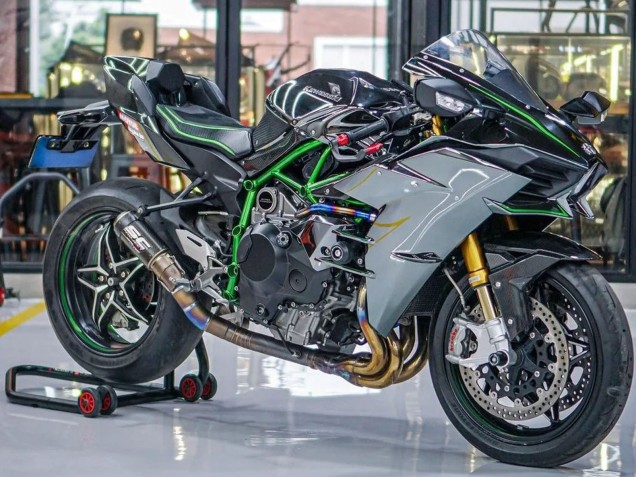 2015-2022 Kawasaki Ninja H2 Motorcycle Fairings - Grey Australia