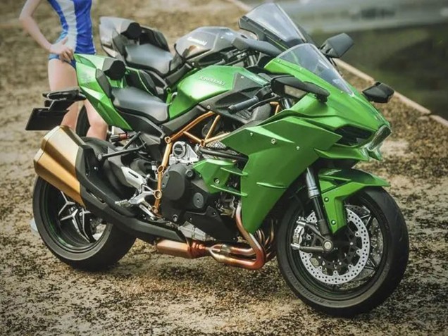2015-2022 Kawasaki Ninja H2 Motorcycle Fairings - Green Australia