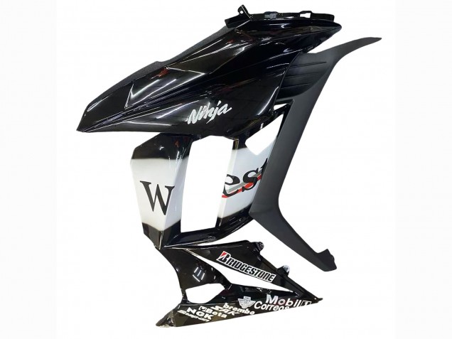 2010-2016 Kawasaki Z1000SX Motorcycle Fairings - Glossy Black Gold White Mobil West Australia