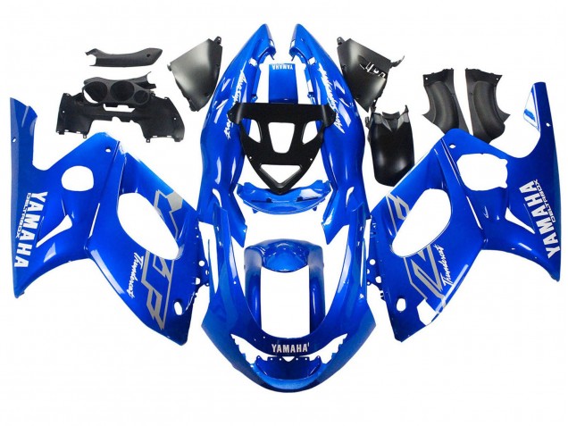 1996-2007 Yamaha YZF600R Thundercat Motorcycle Fairings - Blue White Silver Australia