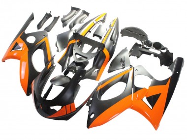 1996-2007 Yamaha YZF600R Thundercat Motorcycle Fairings - Black Orange Australia