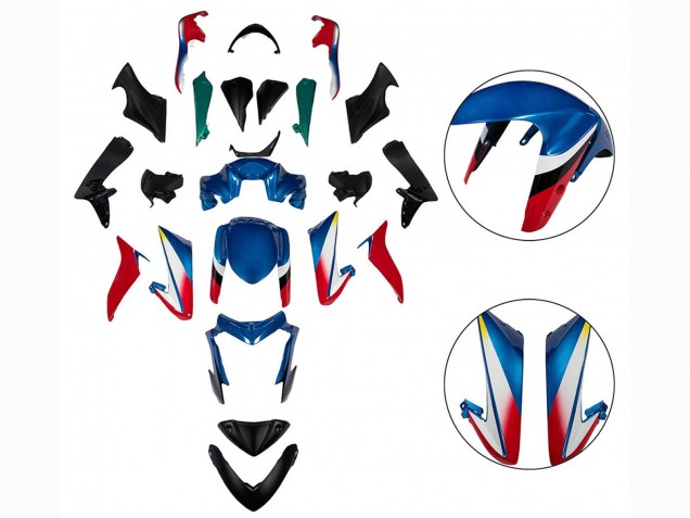 2015-2020 Suzuki GSX-S 1000 Motorcycle Fairings - Blue Red Black Australia