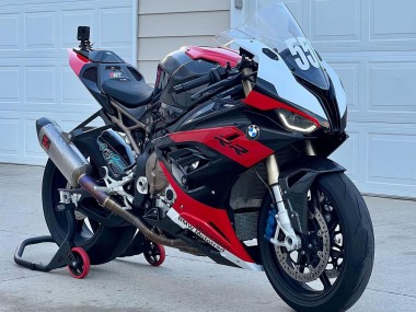 2019-2022 BMW S1000RR Motorcycle Fairings - Black Red White Australia