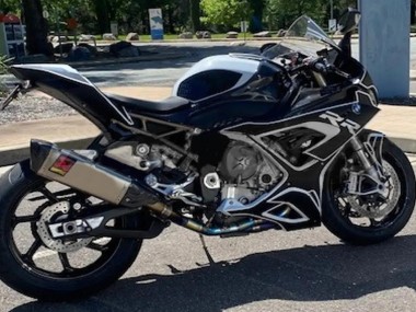 2019-2022 BMW S1000RR Motorcycle Fairings - Black White Australia