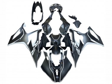 2019-2022 BMW S1000RR Motorcycle Fairings - Black White Australia
