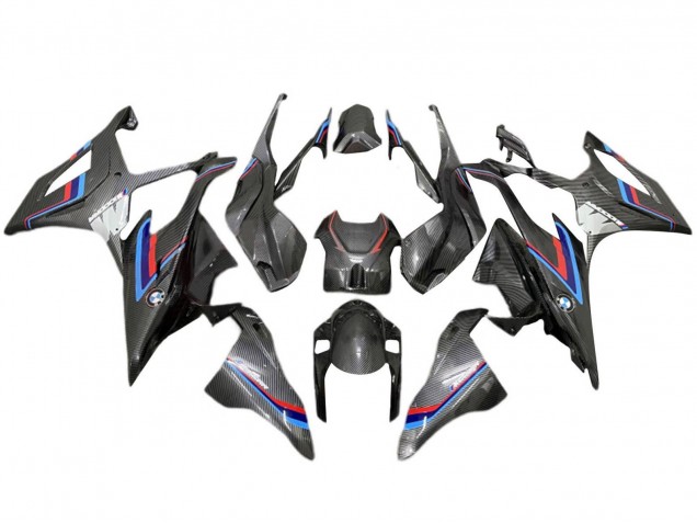 2019-2022 BMW S1000RR Motorcycle Fairing - Black Blue Red Carbon Fiber Australia
