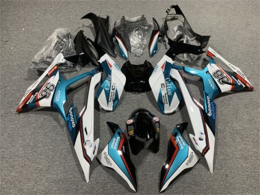 2019-2022 BMW S1000RR Motorcycle Fairings - Blue Red White Motul 98 Australia