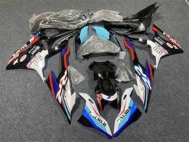 2019-2022 BMW S1000RR Motorcycle Fairings - Blue White Red 98 Australia