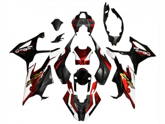 2019-2022 BMW S1000RR Motorcycle Fairings - Red White Black Australia