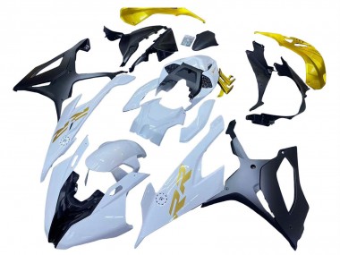 2019-2022 BMW S1000RR Motorcycle Fairings - White Gold Australia