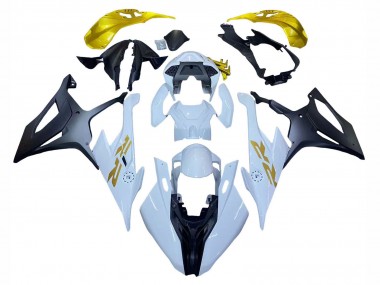 2019-2022 BMW S1000RR Motorcycle Fairings - White Gold Australia