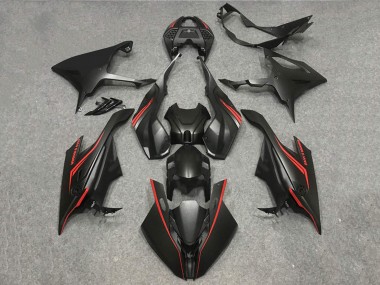 2019-2022 BMW S1000RR Motorcycle Fairings - Matte Black Red Australia