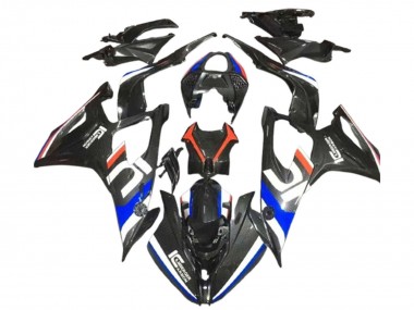 2019-2022 BMW S1000RR Motorcycle Fairings - Black White Blue Carbon Fiber Australia