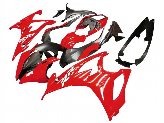 2019-2022 BMW S1000RR Motorcycle Fairing Kits - Red Black Australia