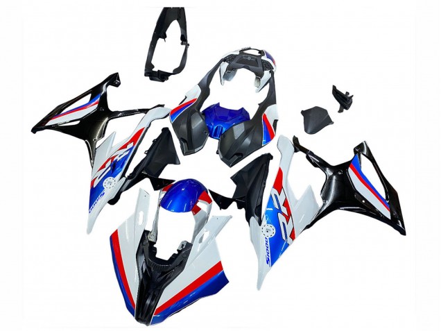 2019-2022 BMW S1000RR Motorcycle Fairings - White Blue Red Australia
