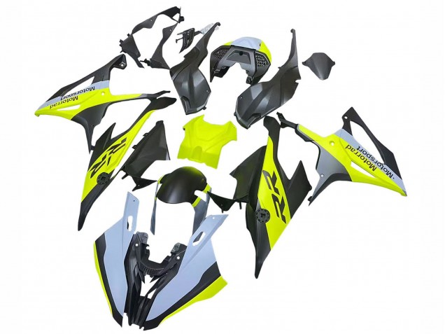 2019-2022 BMW S1000RR Motorcycle Fairings - Black Yellow Grey Australia