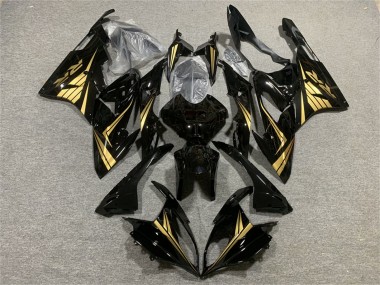 2017-2018 BMW S1000RR Motorcycle Fairings - Gold Glossy Black Australia