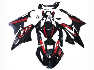 2017-2018 BMW S1000RR Motorcycle Fairing - Red Glossy Black Matte Black Australia