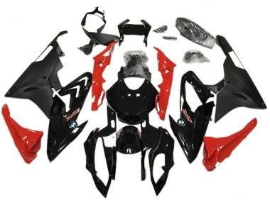 2017-2018 BMW S1000RR Abs Motorcycle Fairings - Red Glossy Black Matte Black Australia