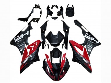 2017-2018 BMW S1000RR Motorcycle Fairing - Red Glossy Black Australia