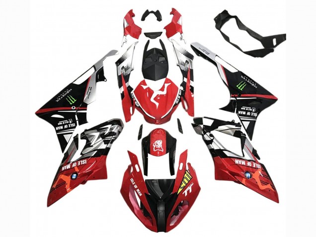 2017-2018 BMW S1000RR Motorcycle Fairings - White Red Matte Black Green Monster Australia