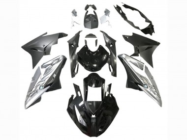 2017-2018 BMW S1000RR Motorcycle Fairing - Silver Black Australia