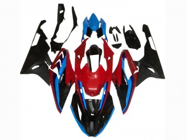 2017-2018 BMW S1000RR Motorcycle Fairings - Blue Red Black Australia