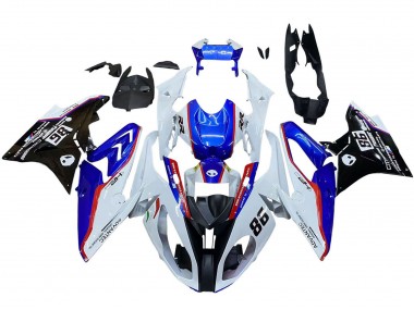 2017-2018 BMW S1000RR Bike Fairings - White Blue Red Glossy Black Australia