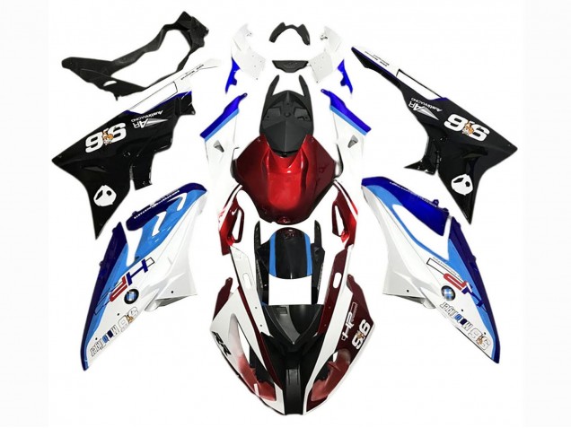 2017-2018 BMW S1000RR Motorcycle Fairing - White Blue Red Black Australia