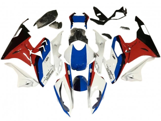 2017-2018 BMW S1000RR Motorcycle Fairings - White Blue Red Black Australia