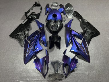 2017-2018 BMW S1000RR Motorcycle Fairings - Blue Black Forged Carbon Fiber Australia