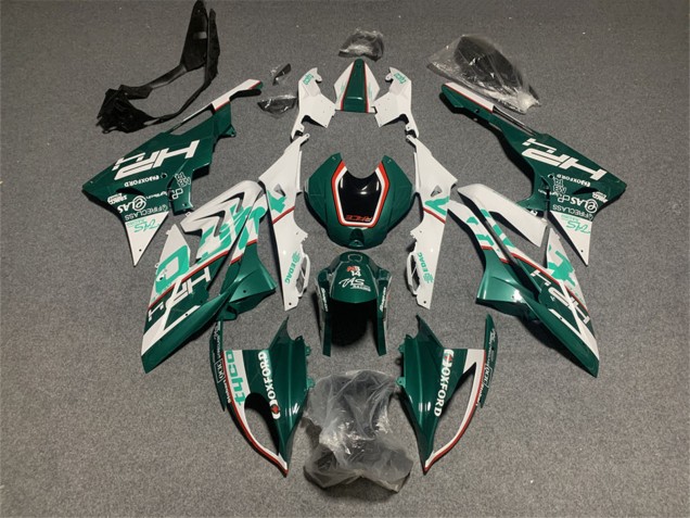 2017-2018 BMW S1000RR Motorcycle Fairings - White Green Australia