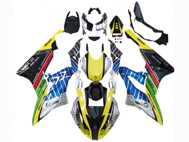 2017-2018 BMW S1000RR Motorcycle Fairings - Yellow Blue Red Green Black VR Australia