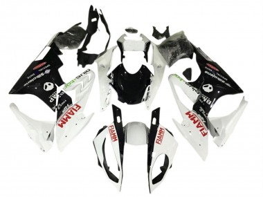 2017-2018 BMW S1000RR Motorcycle Fairings - White Black Fiamm Australia