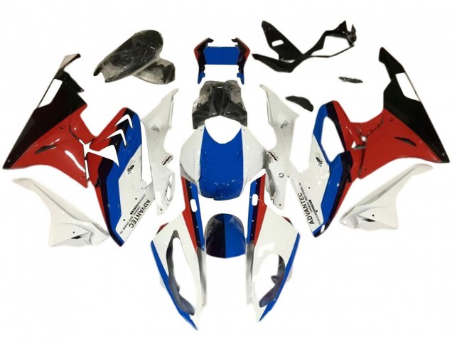 2015-2016 BMW S1000RR Motorcycle Fairing - White Red Blue Black Australia