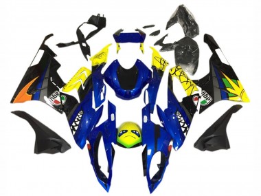 2015-2016 BMW S1000RR Motorcycle Fairing - Yellow Blue Black Shark Australia