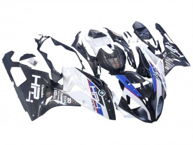 2015-2016 BMW S1000RR Motorcycle Fairings - White Blue Black Carbon Fiber Australia